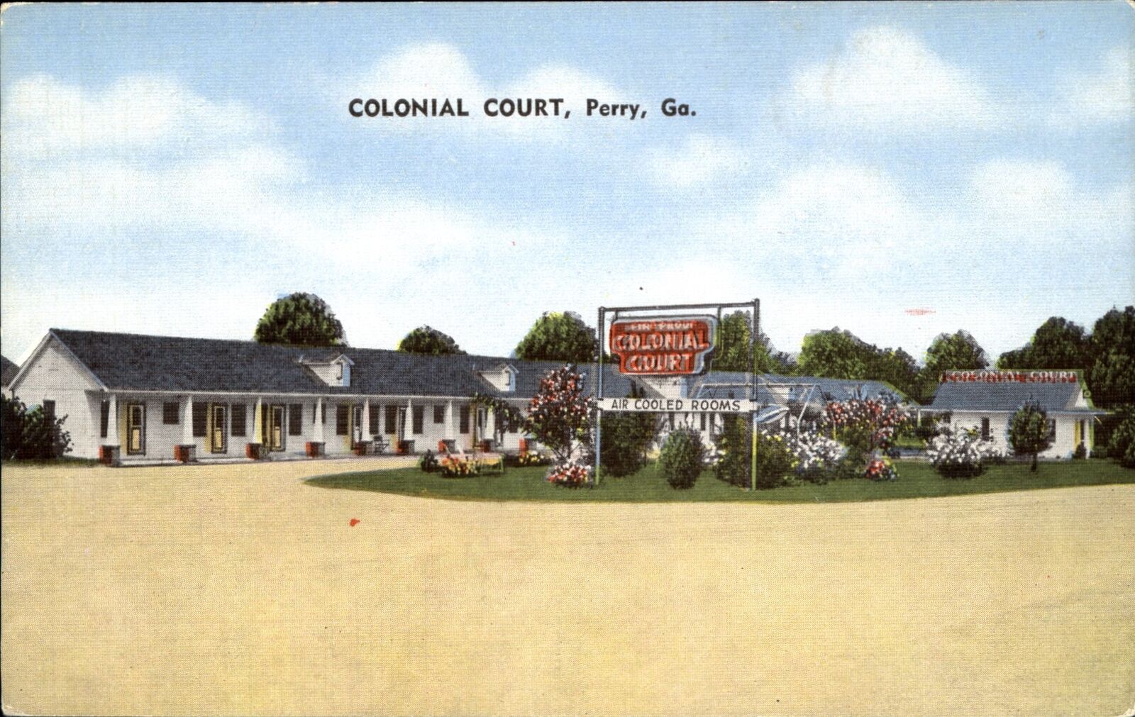 Colonial Court Perry Georgia GA ~ 1940s