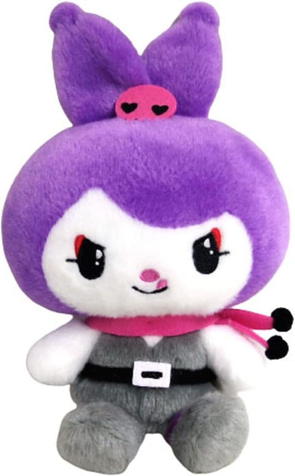 Sanrio Character Kuromi Fluffy Stuffed Toy (Romina) Plush Doll New Japan