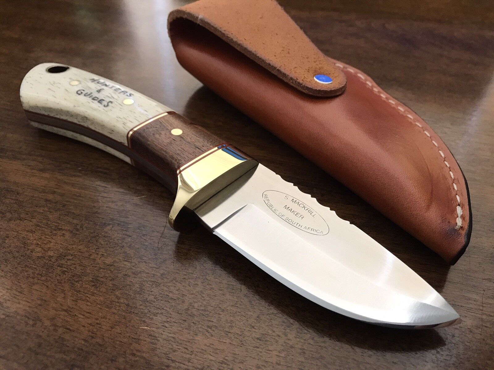 Stephen Mackrill (South Africa Top Knifemaker) Custom Handmade Fixed Blade Knife