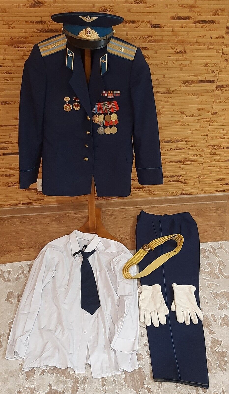 Soviet Vintage Military AIR Force Officer Uniform Army USSR Major.ORIGINAL.