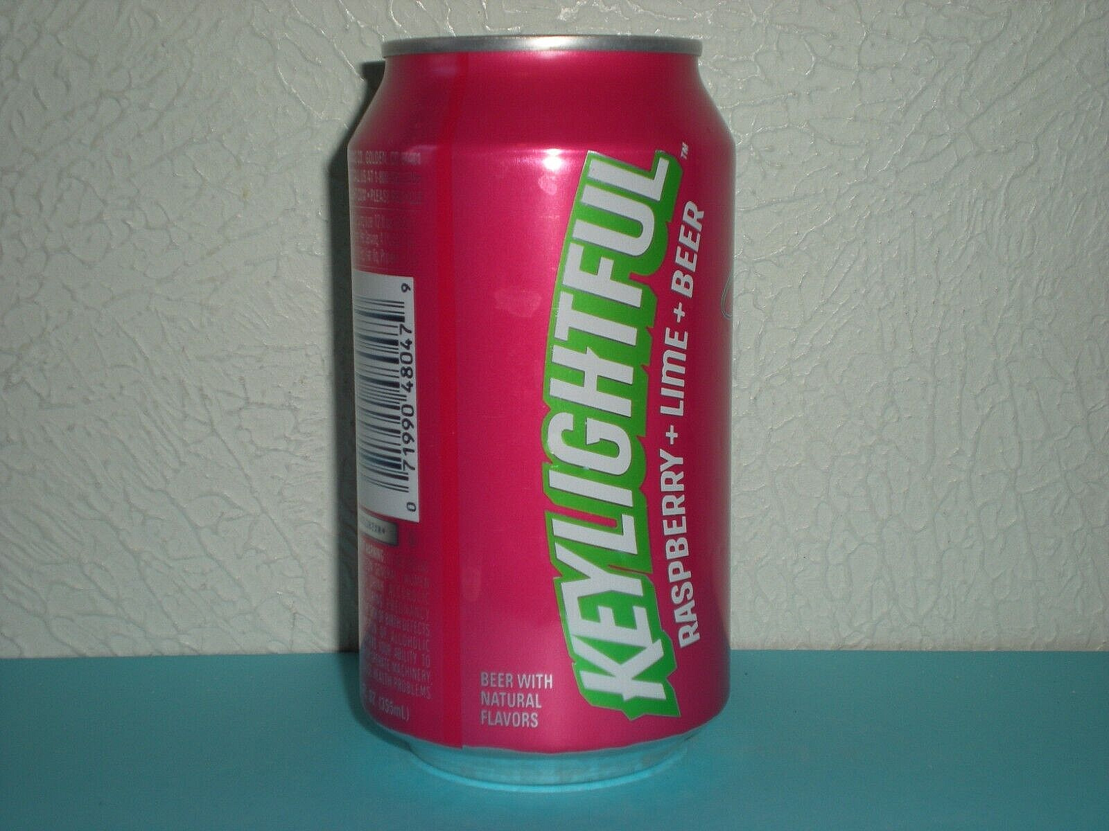 Keystone Light Raspberry Lime Beer  12 oz Empty Collectible Beer Can