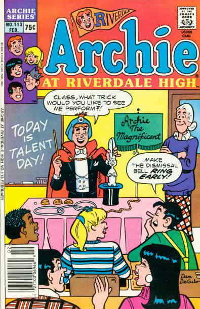 Archie at Riverdale High #113 GD; Archie | low grade - February 1987 Last Issue