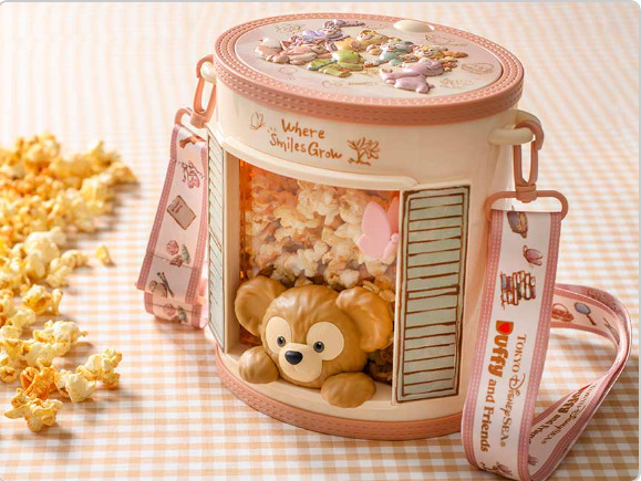 Pre-order Tokyo Disney  Duffy Popcorn Bucket Where Smiles Grow  JP Limited 2024