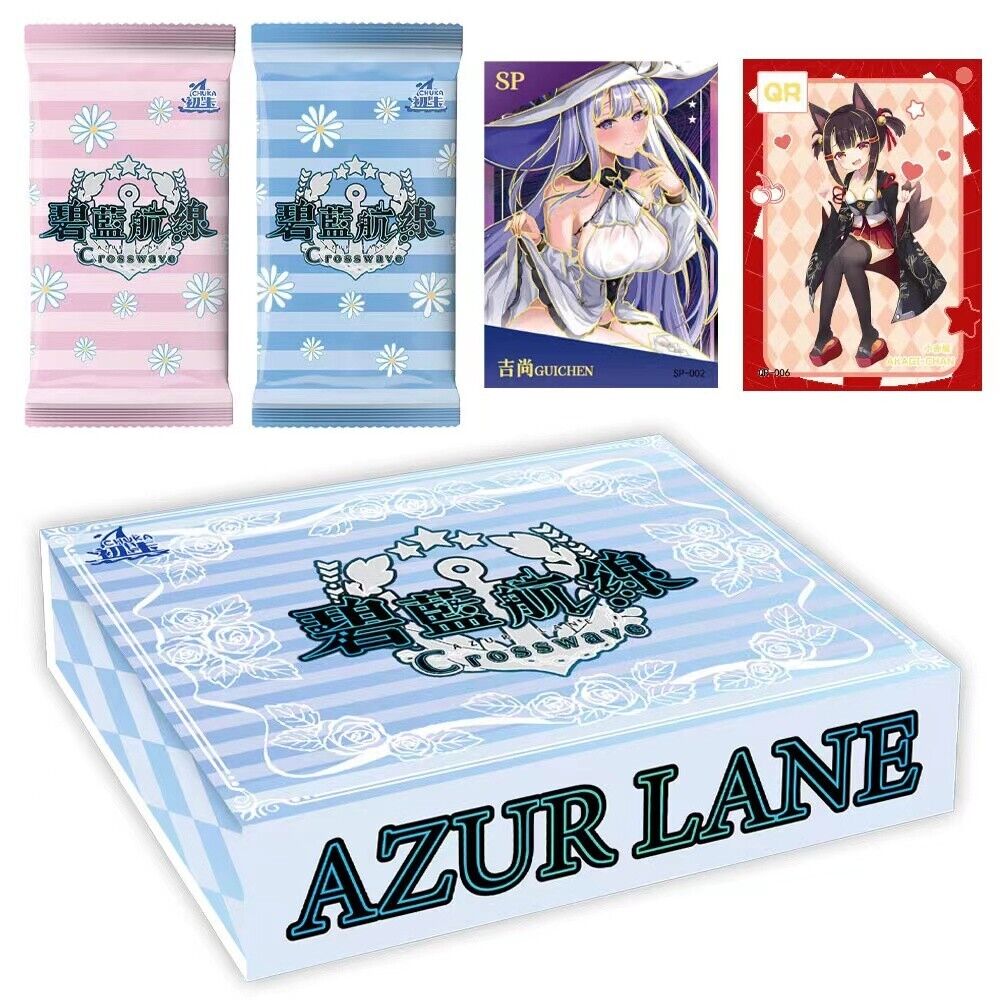 2024 Goddess Azur Lane Crosswave CCG Anime Waifu Booster Box Factory Sealed New