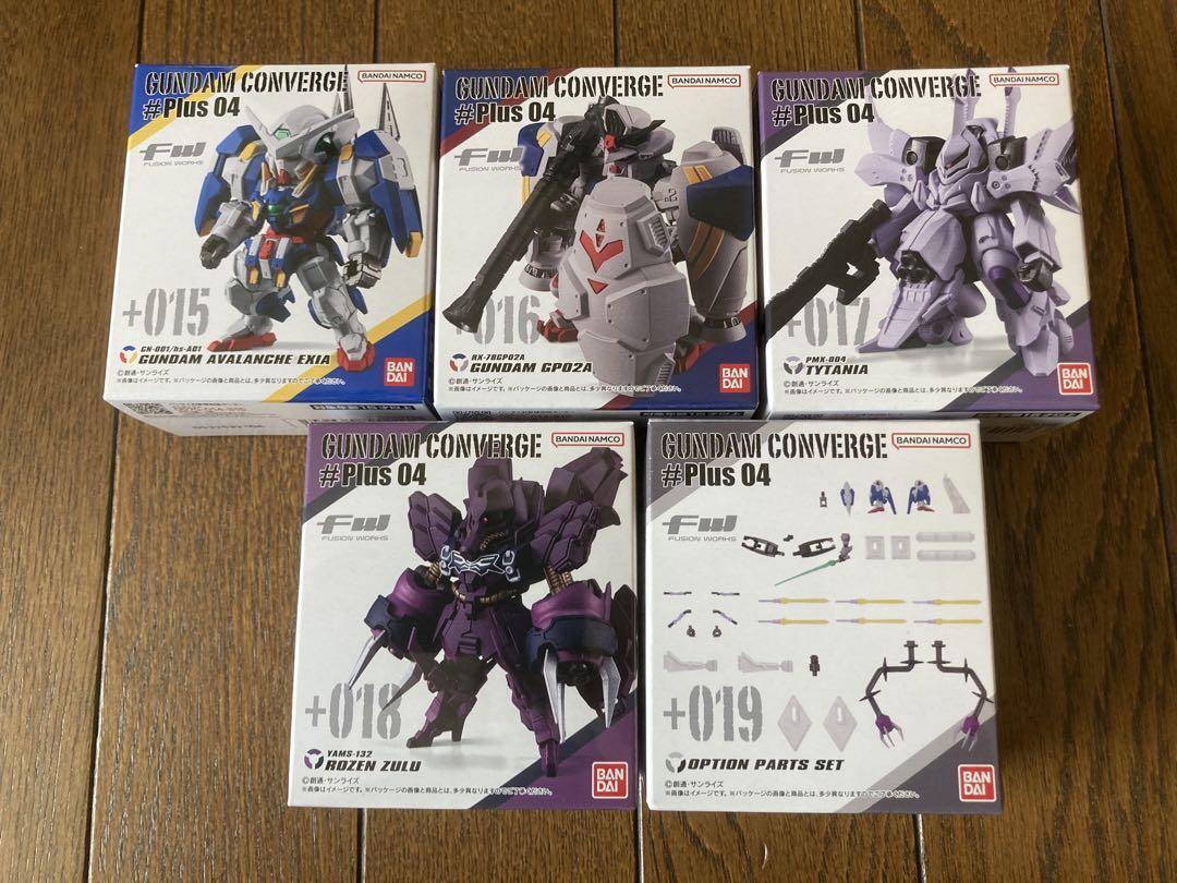 FW GUNDAM CONVERGE Plus04 Figure Toy 5 pieces all 5 types Japan