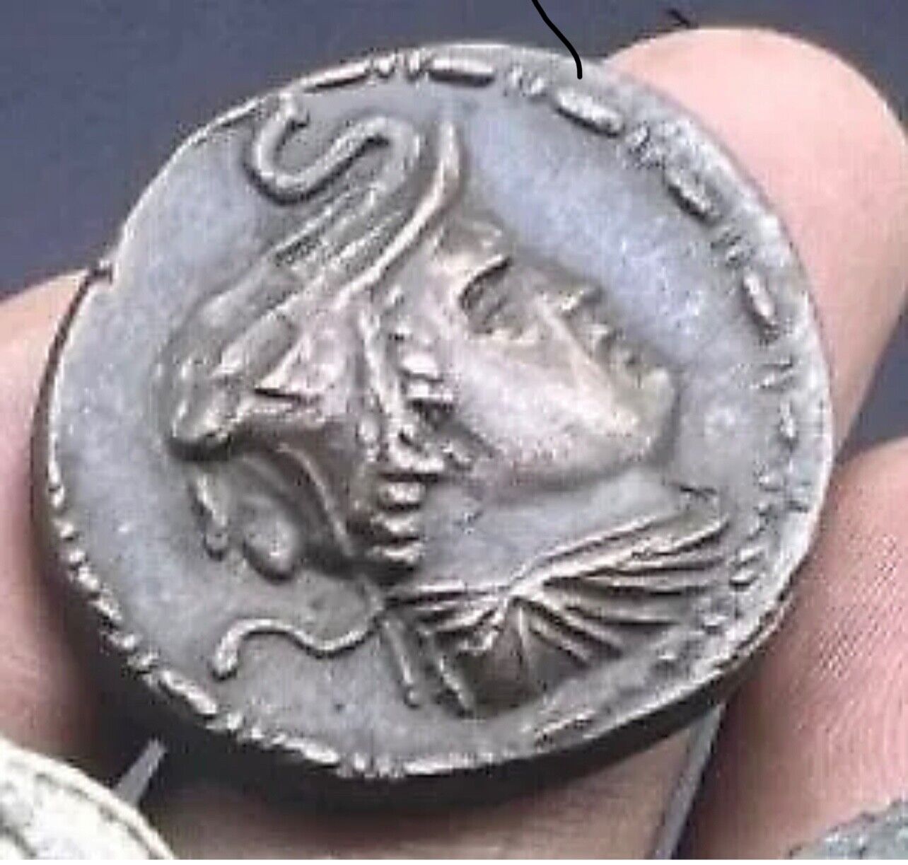 Very Beautiful Old Ancients Bactrian Bronze Coin