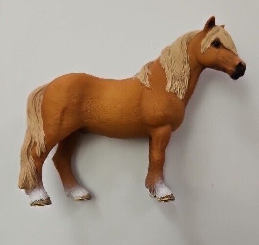 Retired Schleich - Flaxen Chestnut Dartmoor Pony Stallion 2010 Figurine D-73527