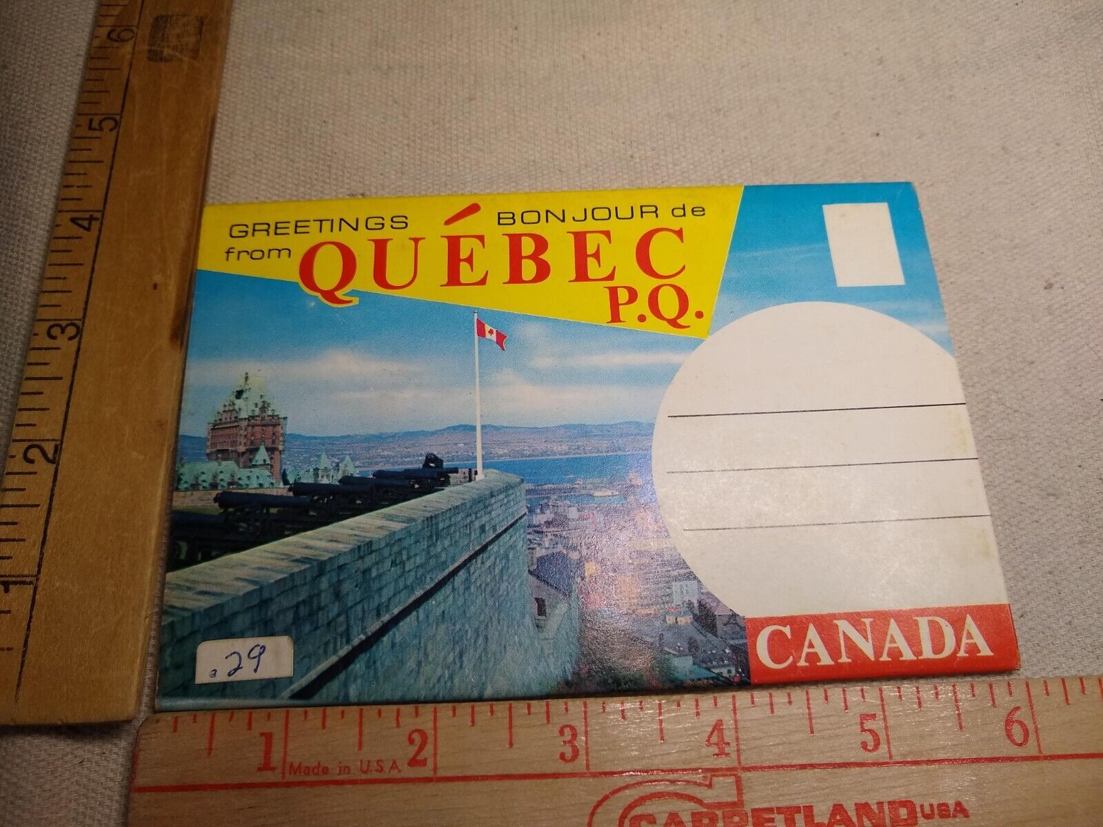 Postcard Folder - Greetings from Quebec, Province du Québec, Canada