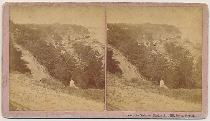 MISSISSIPPI SV - Natchez Panorama - Under the Hill - A Botsai 1880s