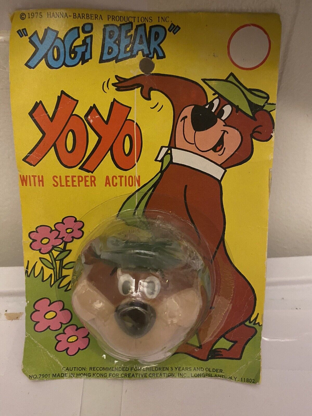 Vintage Yogi Bear (1975) Hanna-Barbera Yo-yo Brand New In Box Quick Shipping