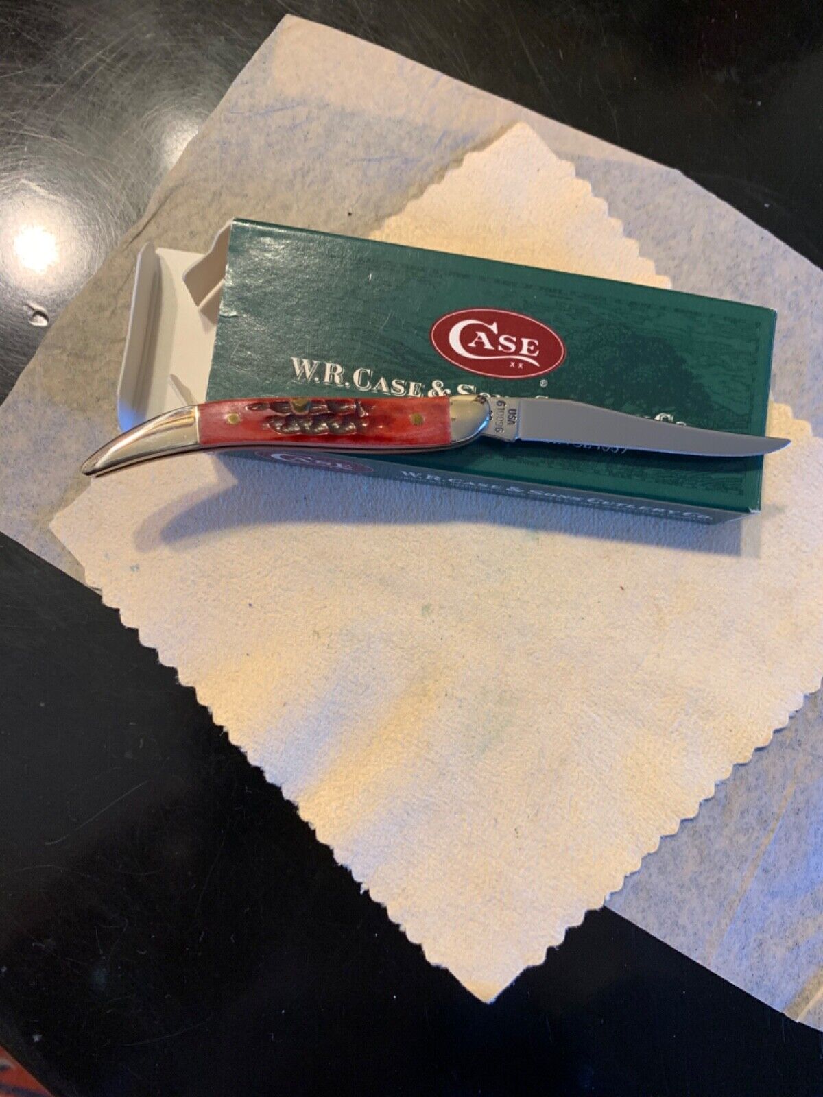 case knife 610096 SSM Old Red Bone (XX Sheld)  10-17-00