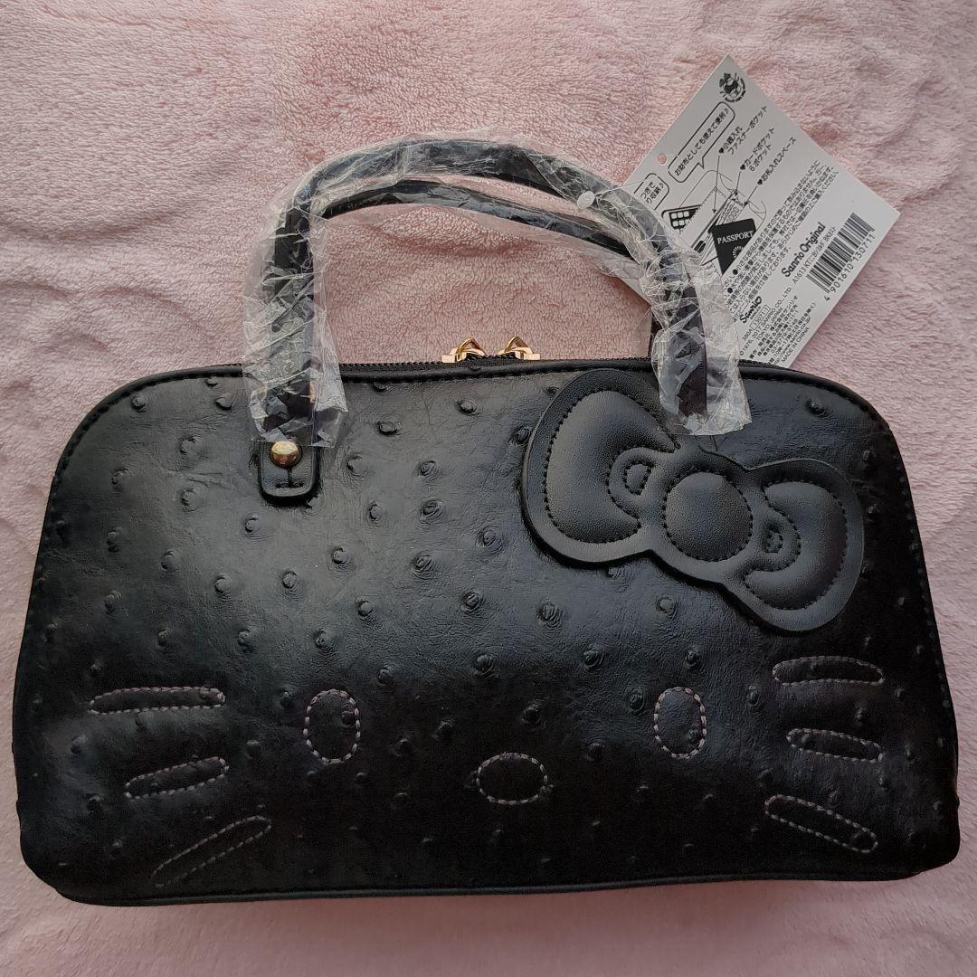 Sanrio Hello Kitty Handbag Black W9inch