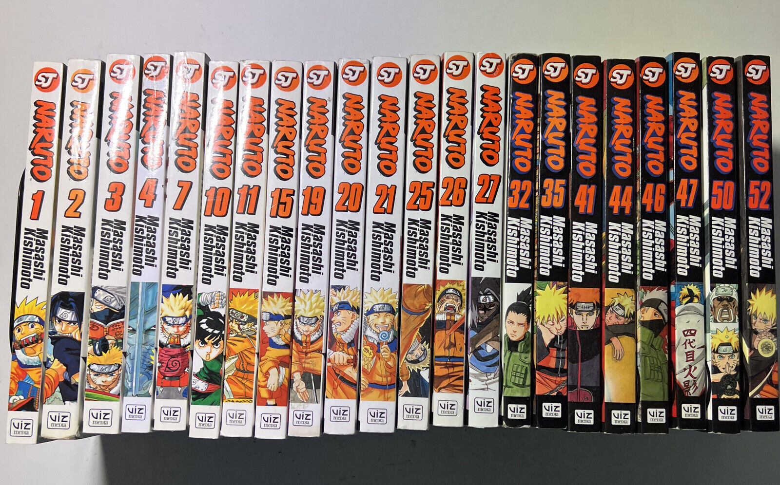 Naruto Manga Anime English Lot of 22 Books Shonen Jump Masashi Kishimoto  VG