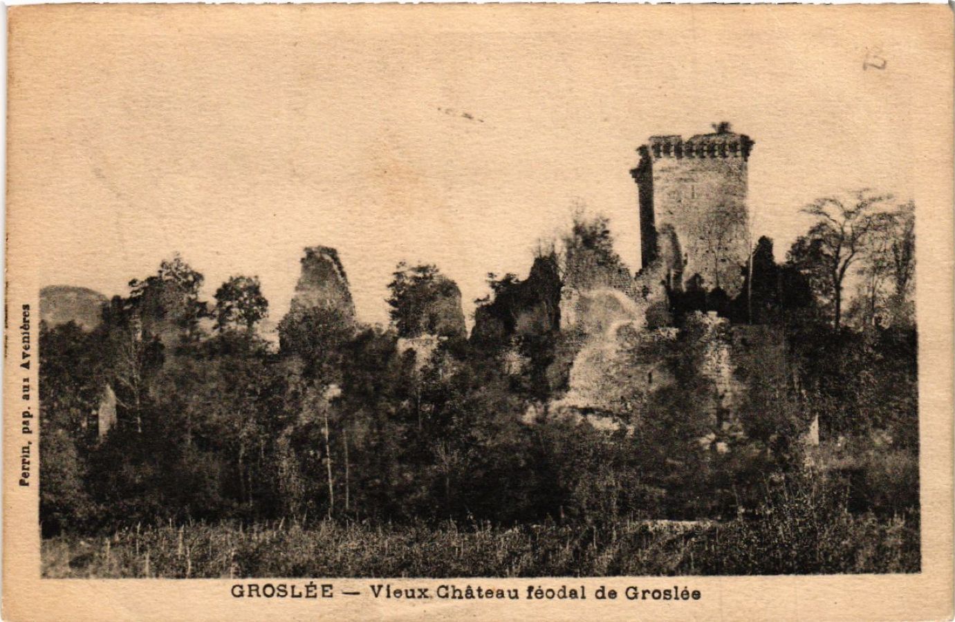 CPA AK GROSLÉE Old Feudal Castle of GROSLÉE (485304)