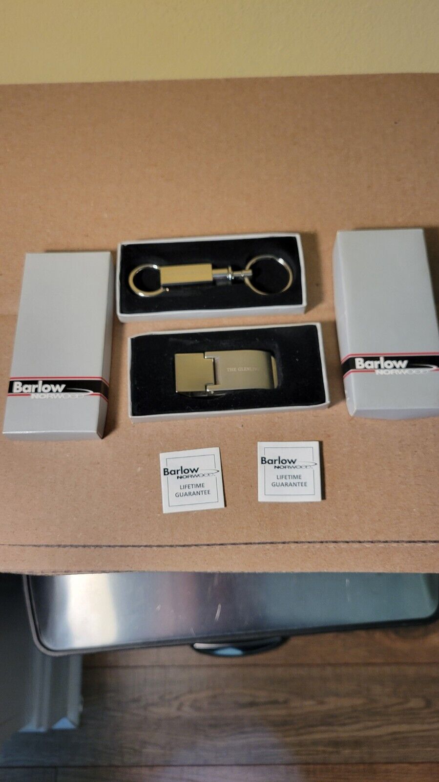 The Glenlivet Key Ring and Money Clip set made by Barlow