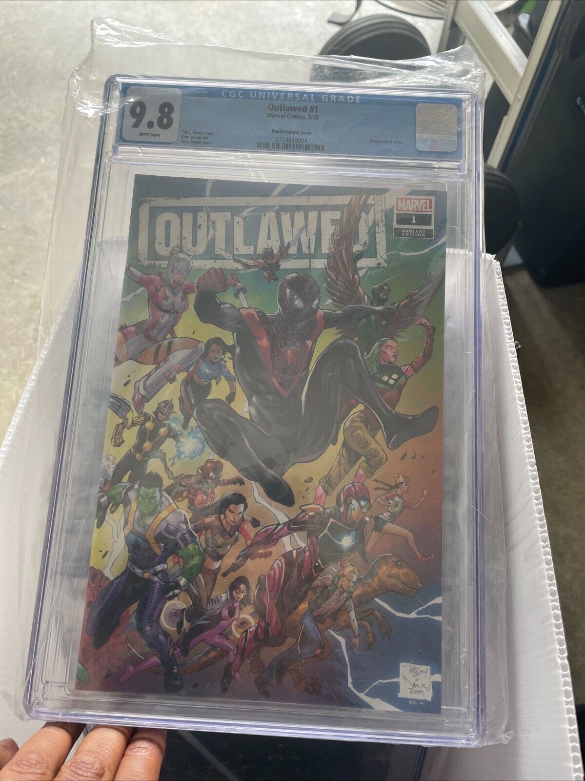 Outlawed #1 Daniel Variant Champions / Miles Morales Related 2020 CGC 9.8