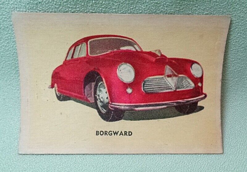 Parkhurst 1956 Sports Cars Trading Card No. 30 Borgward