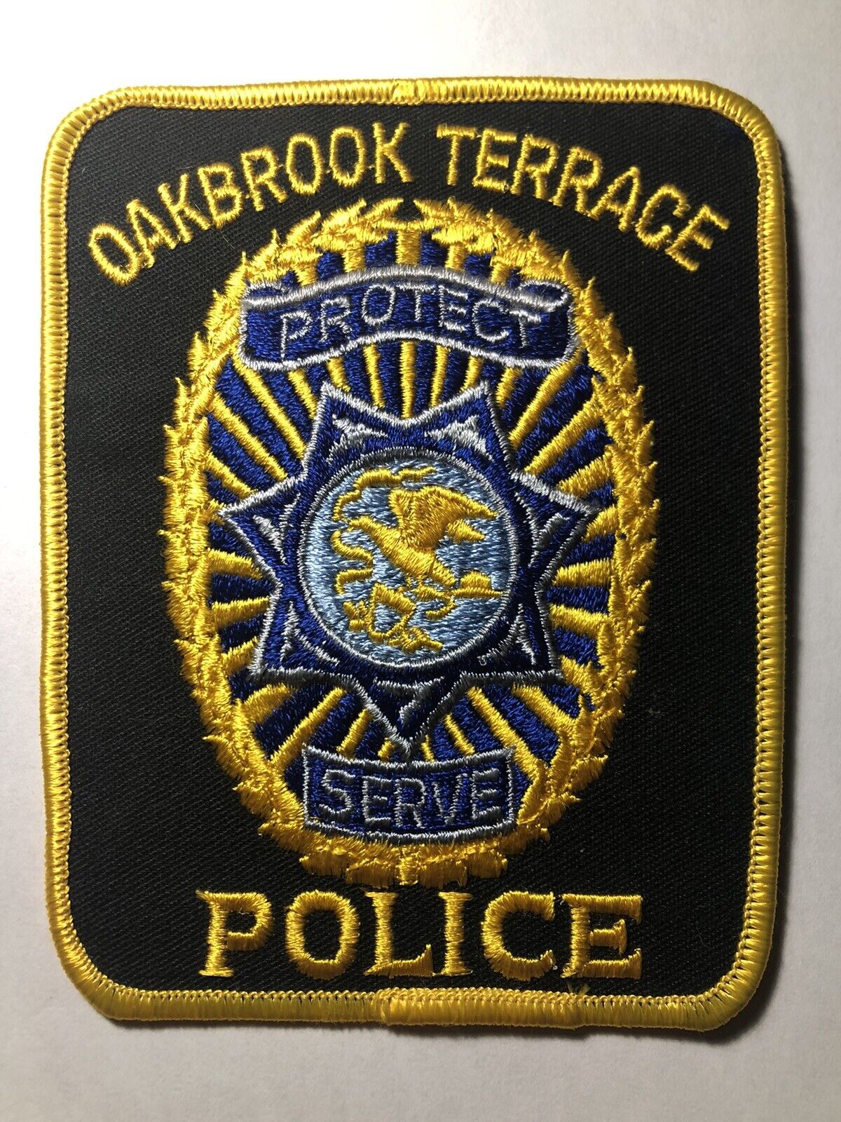 Oakbrook Terrace Illinois Police Patch