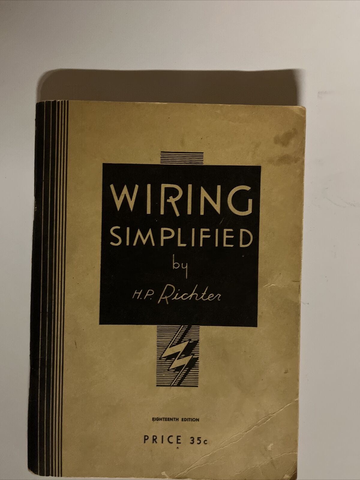 Vintage 1940s Electric Guide Booklet Wiring Simplified By H.P. Richter Good Copy