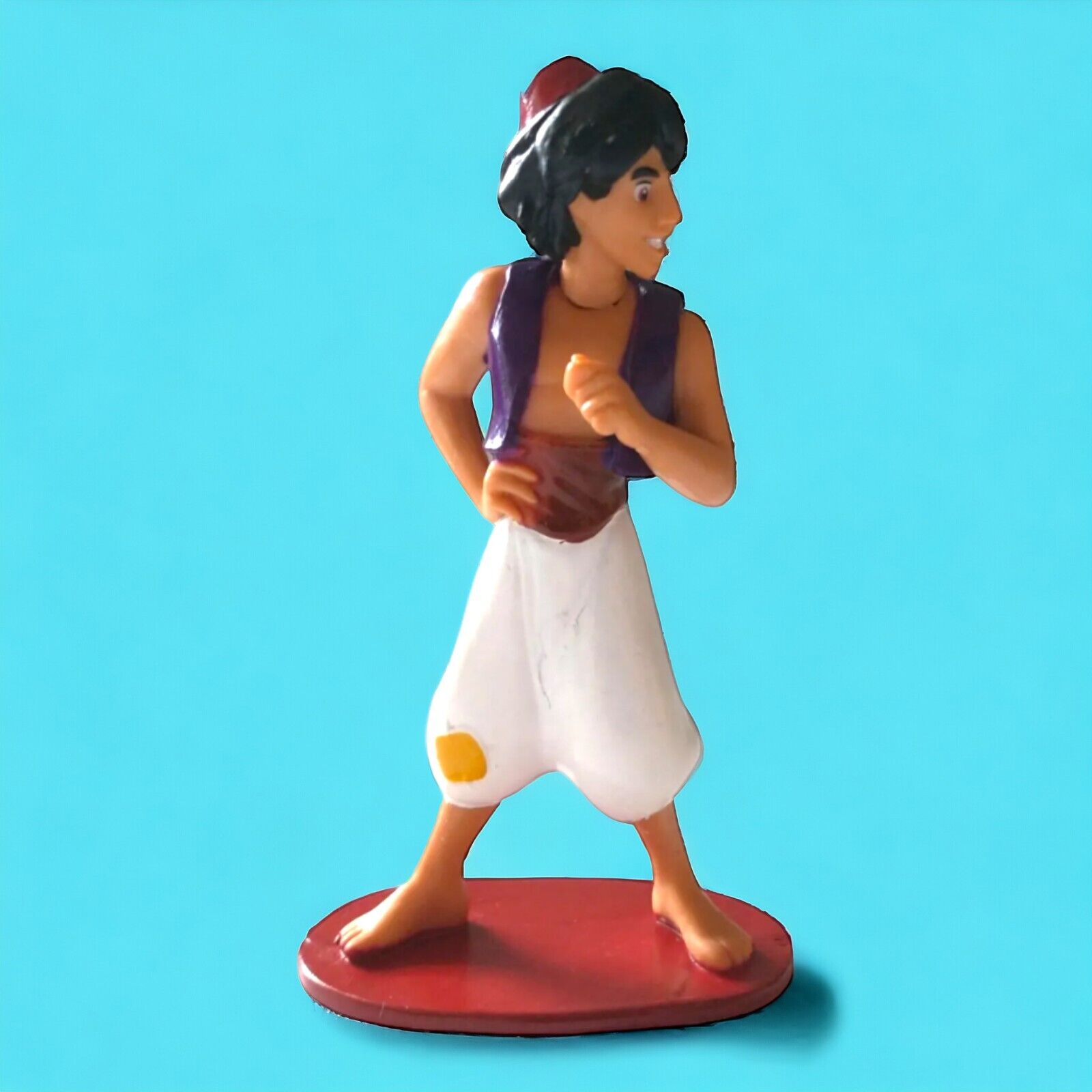 Disney Aladdin Prince Ali Figure Cake Topper Mini Figurine Miniature Rubber Pvc