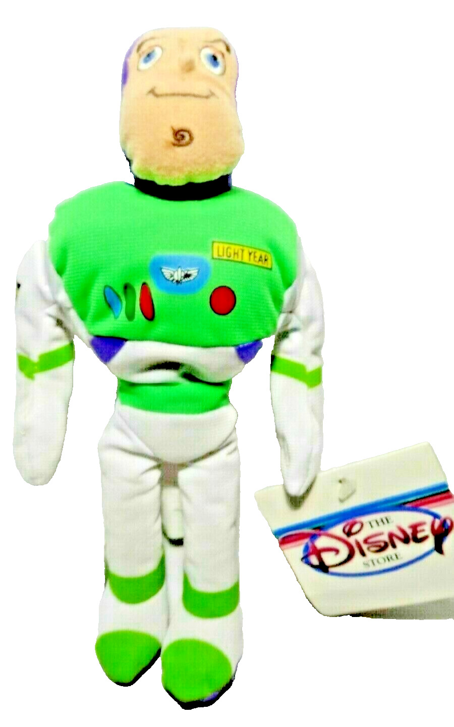 Disney Store Toy Story Buzz Lightyear Mini Bean Bag Plush 8-In Tag Vintage 1995