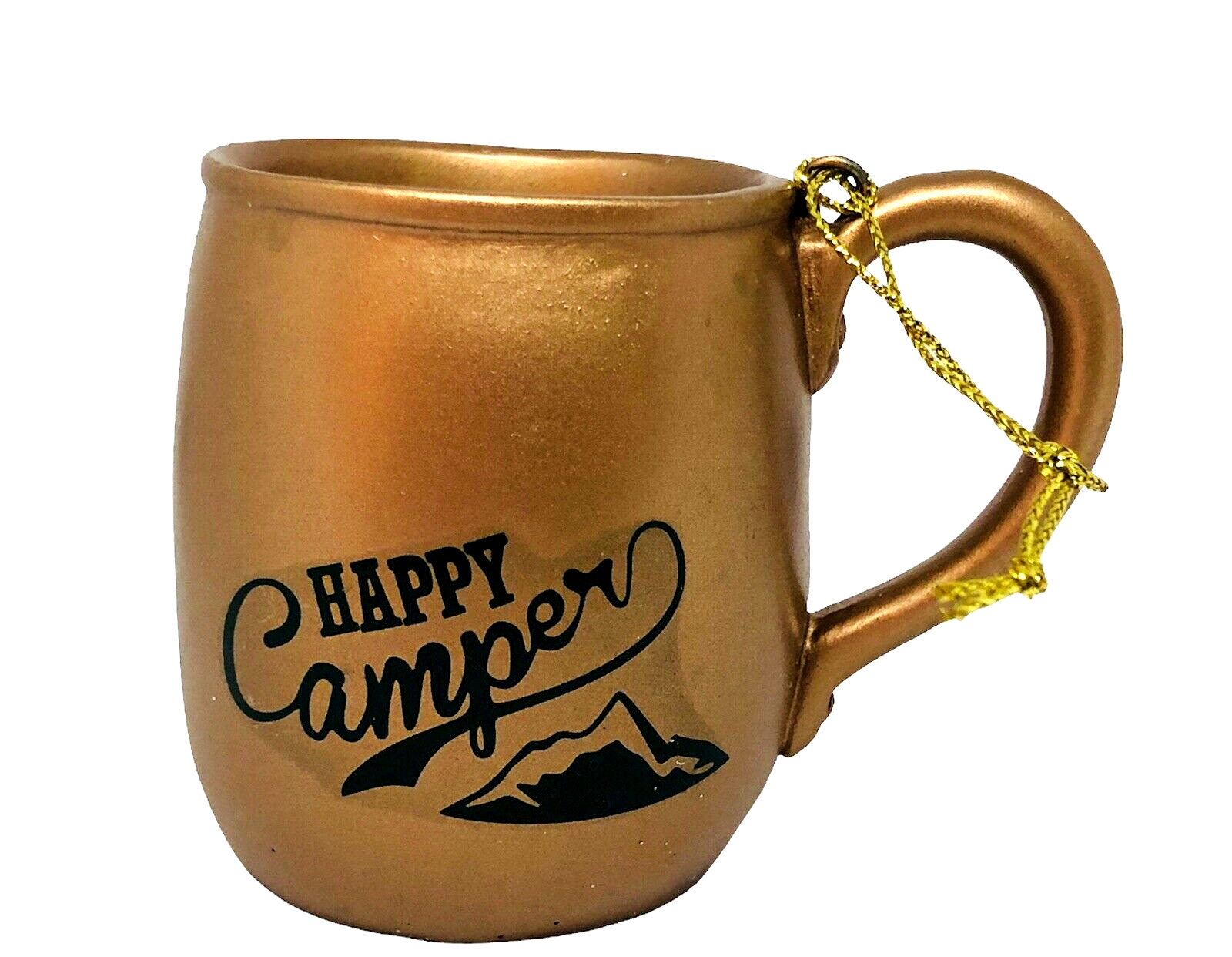 Happy Camper Mug Cup Ornament Resin RV 3 