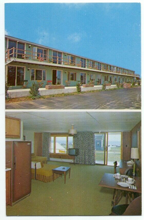 Kennebunkport ME Sea Spray Motor Inn and Motel Postcard Maine