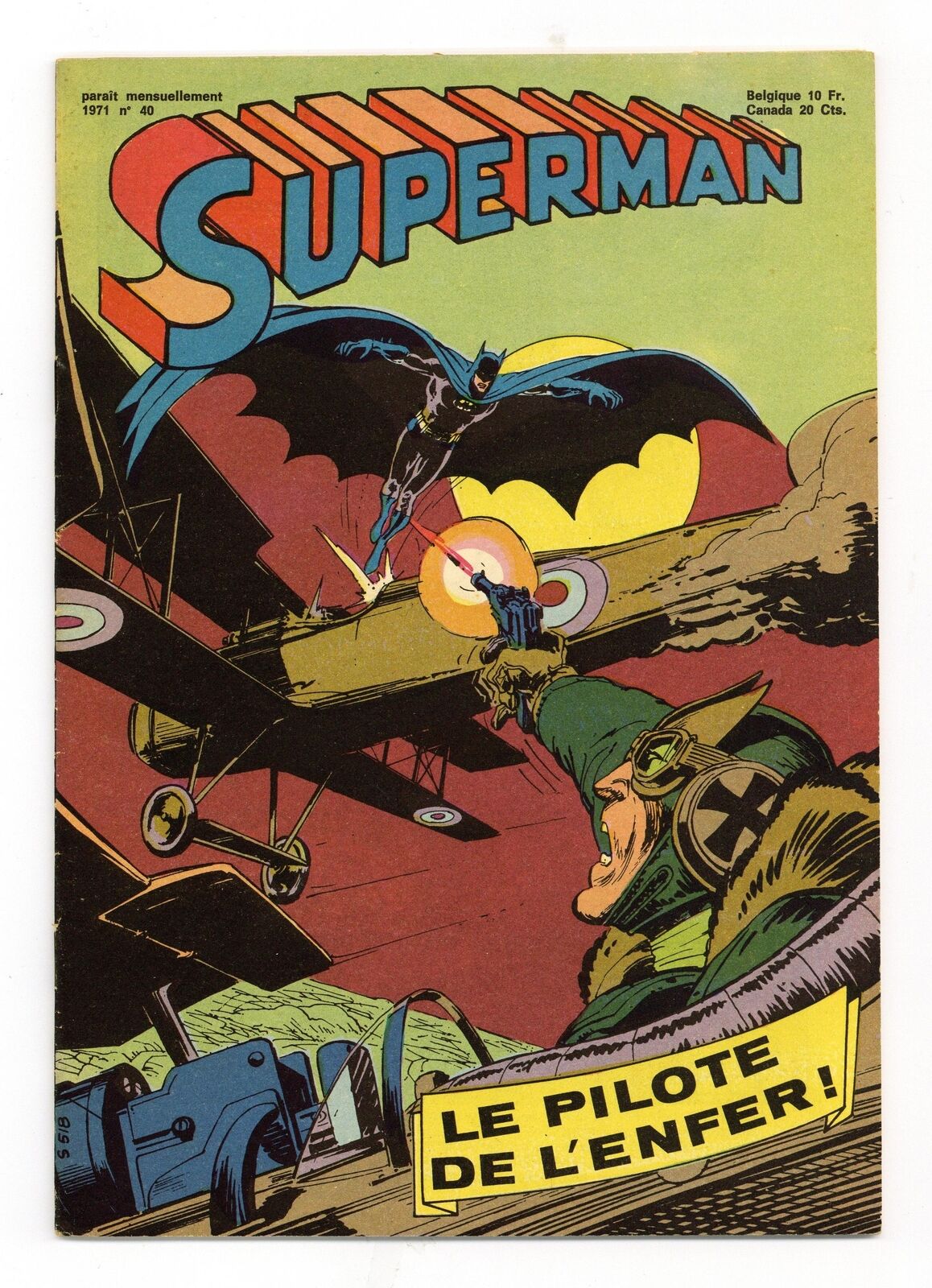 Superman et Batman #40 FN- 5.5 1971