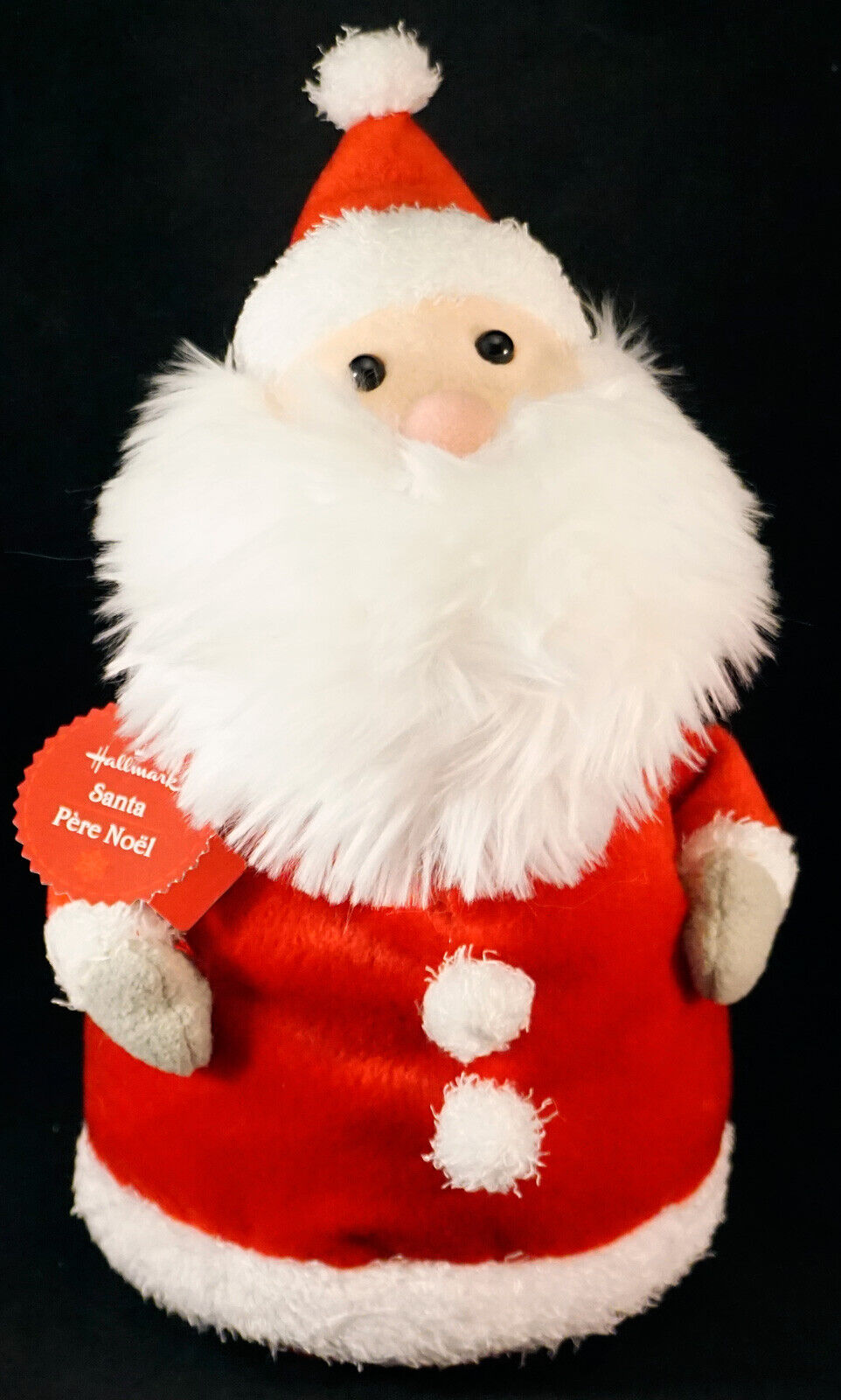 Hallmark Pere Noel (Father Christmas) Santa Claus Plush Figurine with Tags