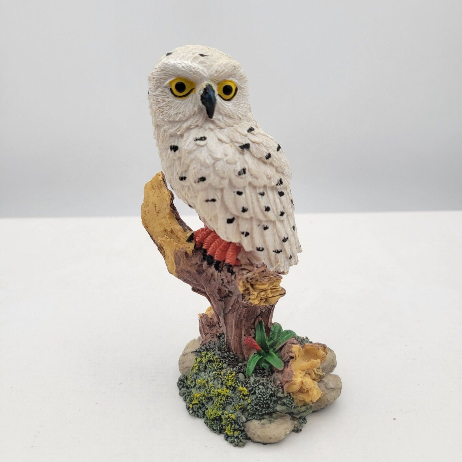 Vintage Resin Owl Figure 5\
