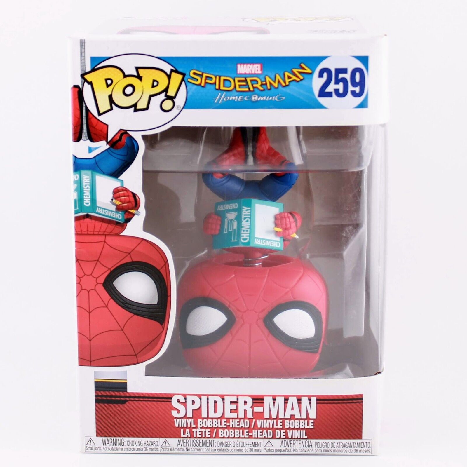 Funko Pop Marvel - Hanging Spider-Man with Chemistry Book - Vinyl Figure # 259