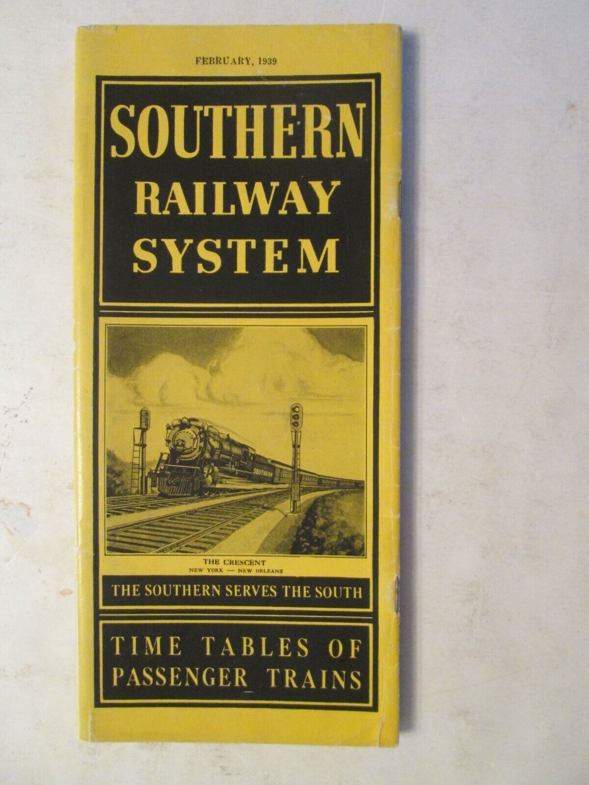 Southern Railway System Public Timetable February 1939