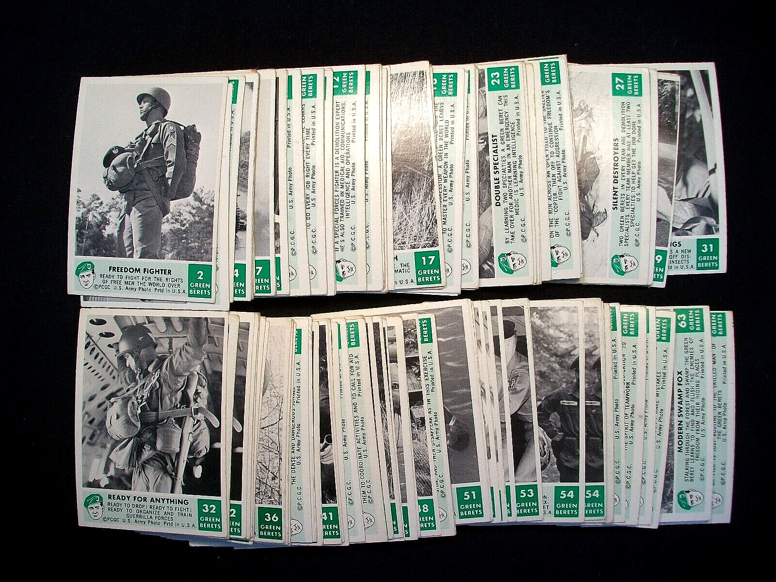 1966 Philadelphia Gum GREEN BERETS cards QUANTITY U-PICK READ DESCRIPTION FIRST