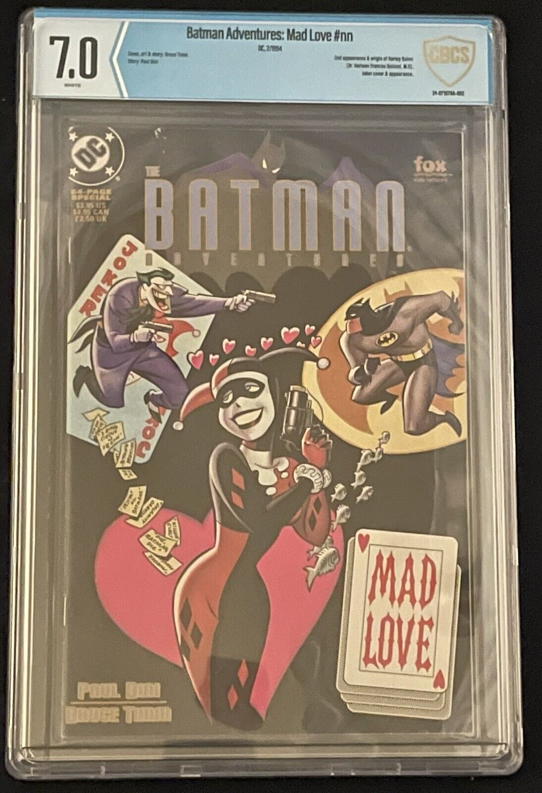 Batman Adventures Mad Love (1994) # 1 1st Print (7.0-FVF) 2nd Harley Appearanc