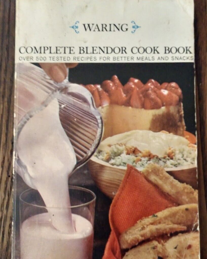 1965 Vintage Ephemera Waring Blender Cookbook Paper Back Acceptable Condition