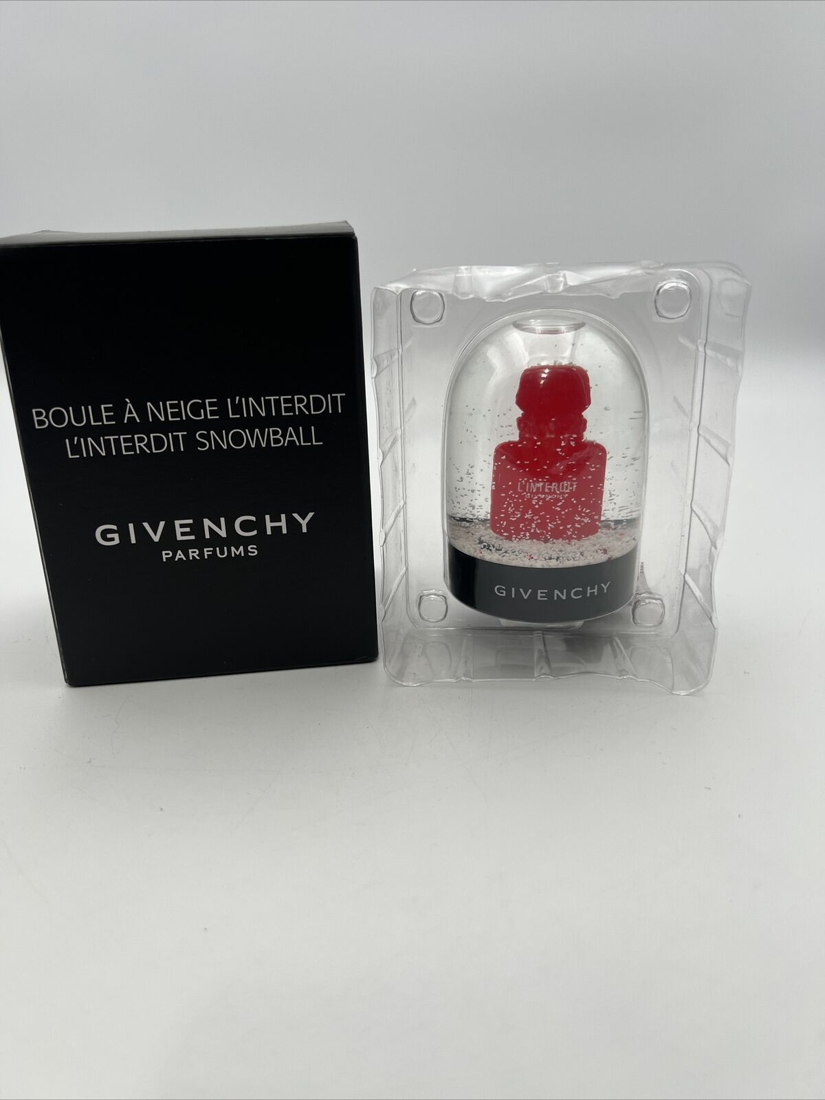 Givenchy Beauty L\'interdit Snow Dome Snowglobe  Snowball VIP Gift Novelty