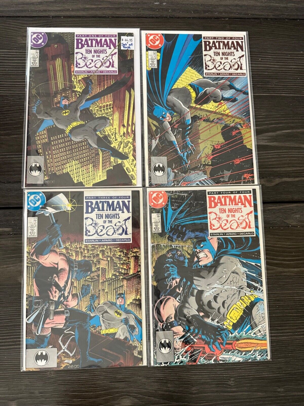 DC: Batman- Ten Nights Of The Beast Vol. 1 (1988) #417-420 Complete Set