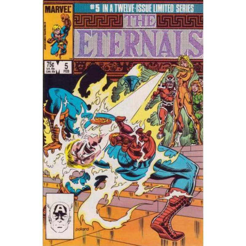 Eternals #5  - 1985 series Marvel comics VF+ Full description below [c\