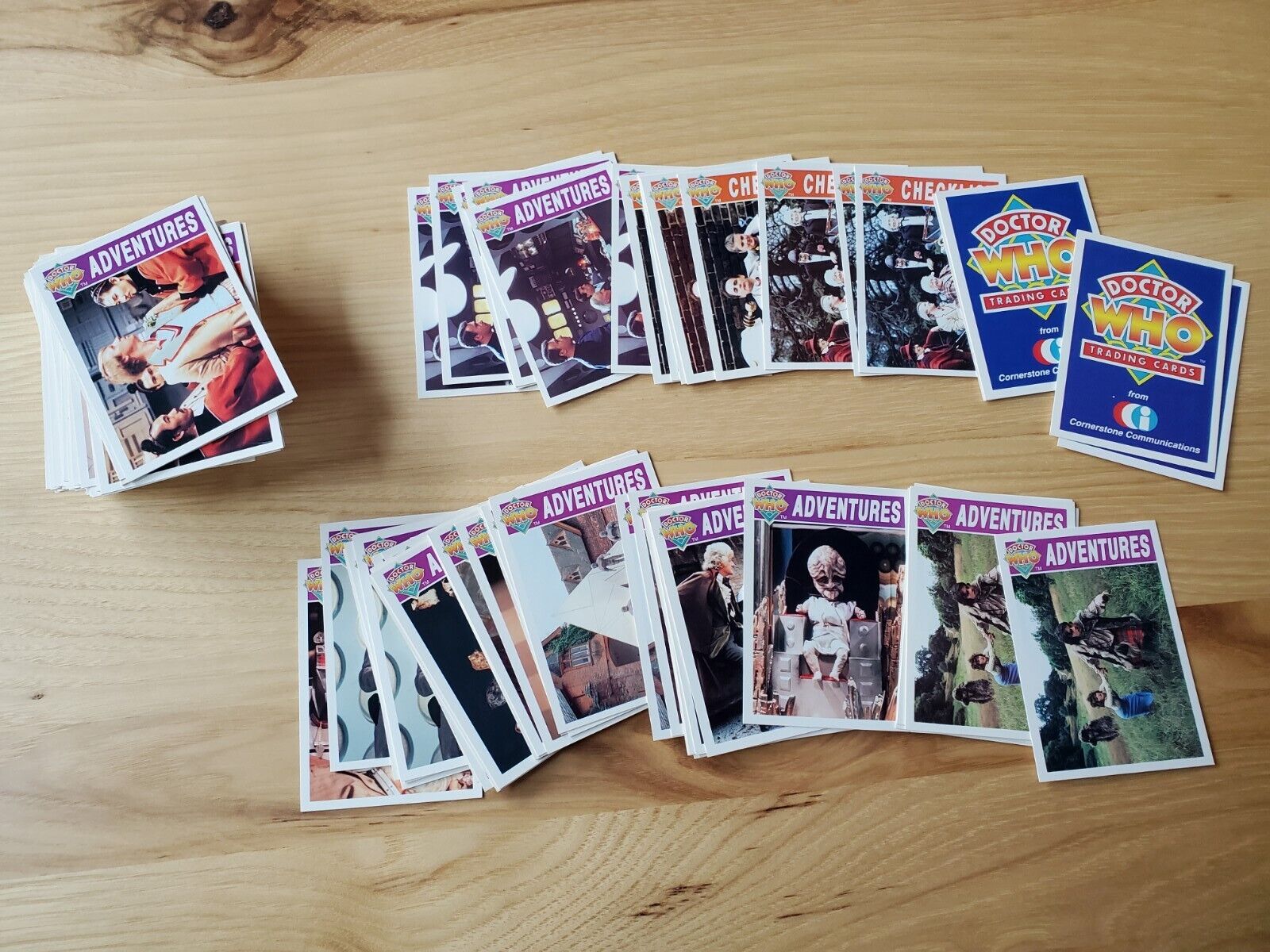 Vintage 1994 DOCTOR WHO Incomplete Trading Card Base Set 430 Cards Lot - Read