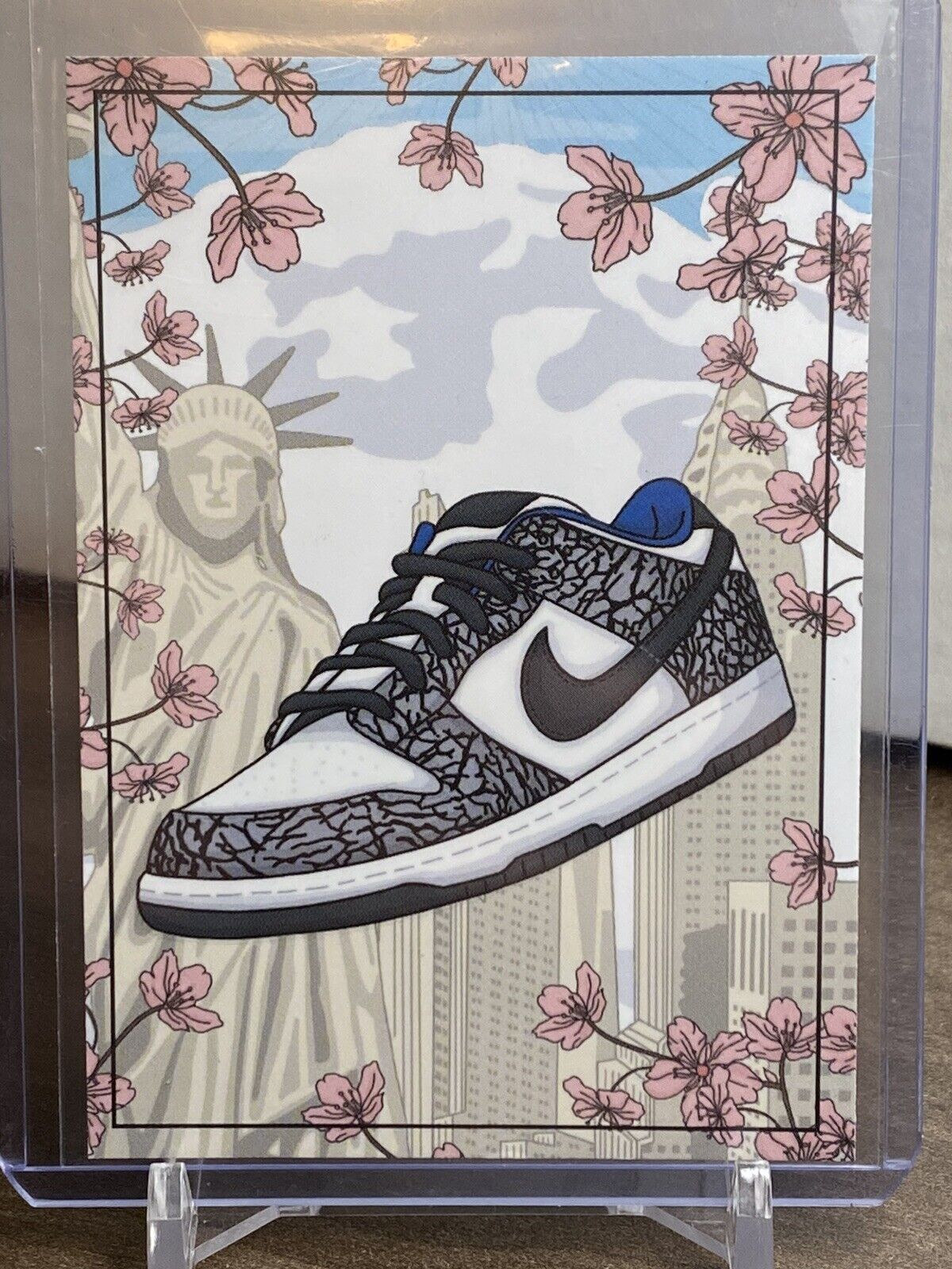 2022 Panini x Footlocker Sneaker Card Nike Dunk SB Low Supreme Jordan Colorways