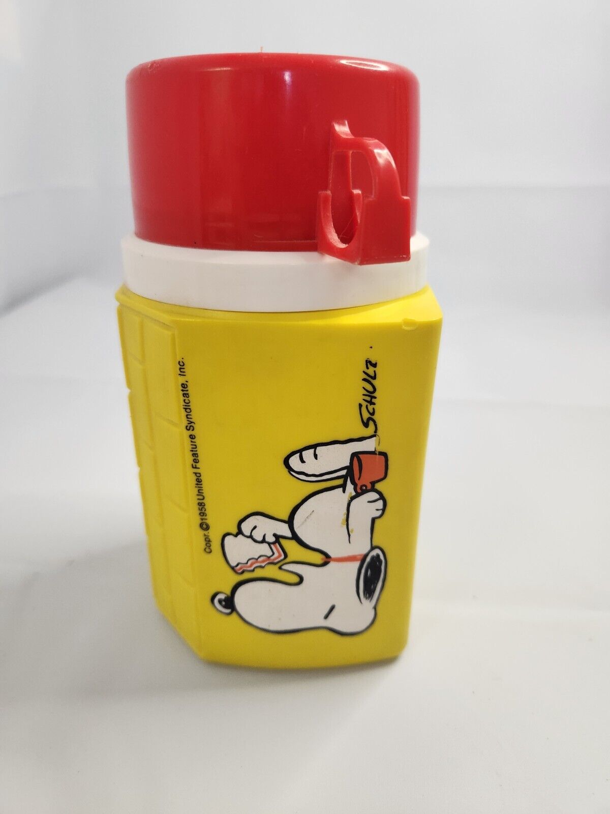 Rare Vintage 1958 Peanuts Schultz  Snoopy Thermos, Complete CLEAN