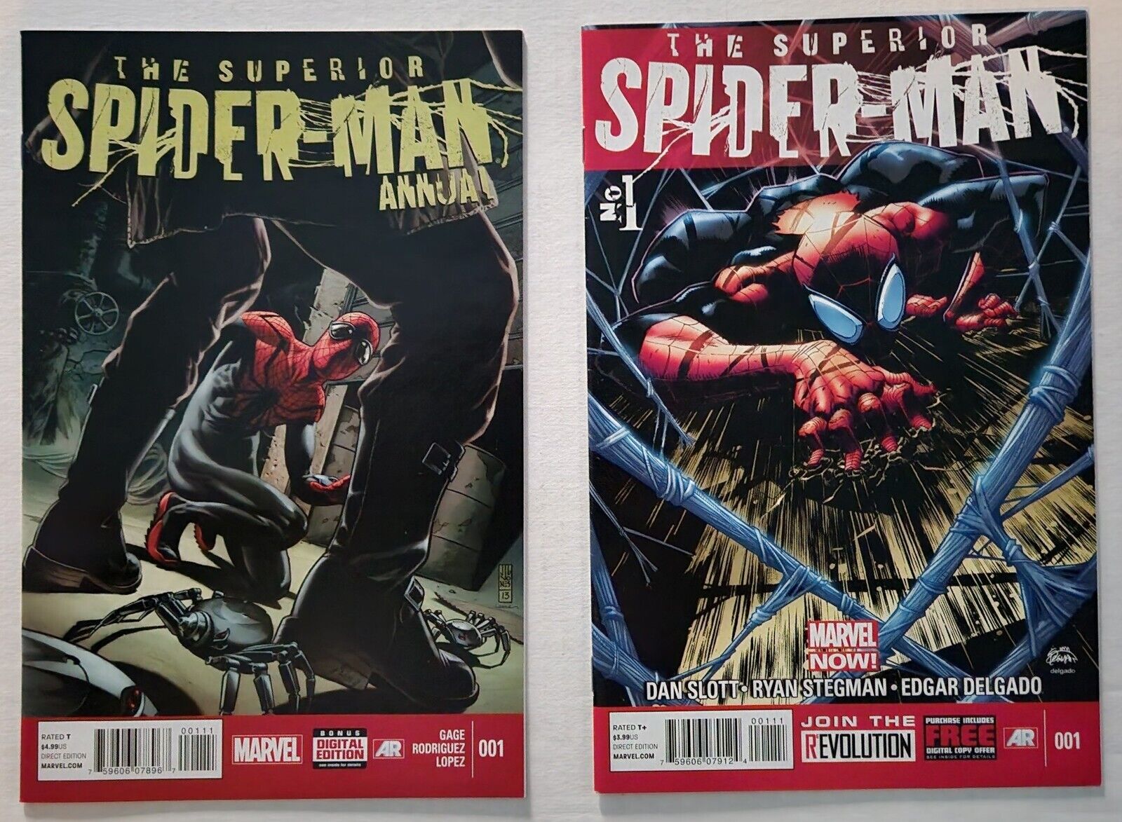 Superior Spider-Man #1-10, annual #1, #6AU (Marvel Comics March 2013) 12 issues