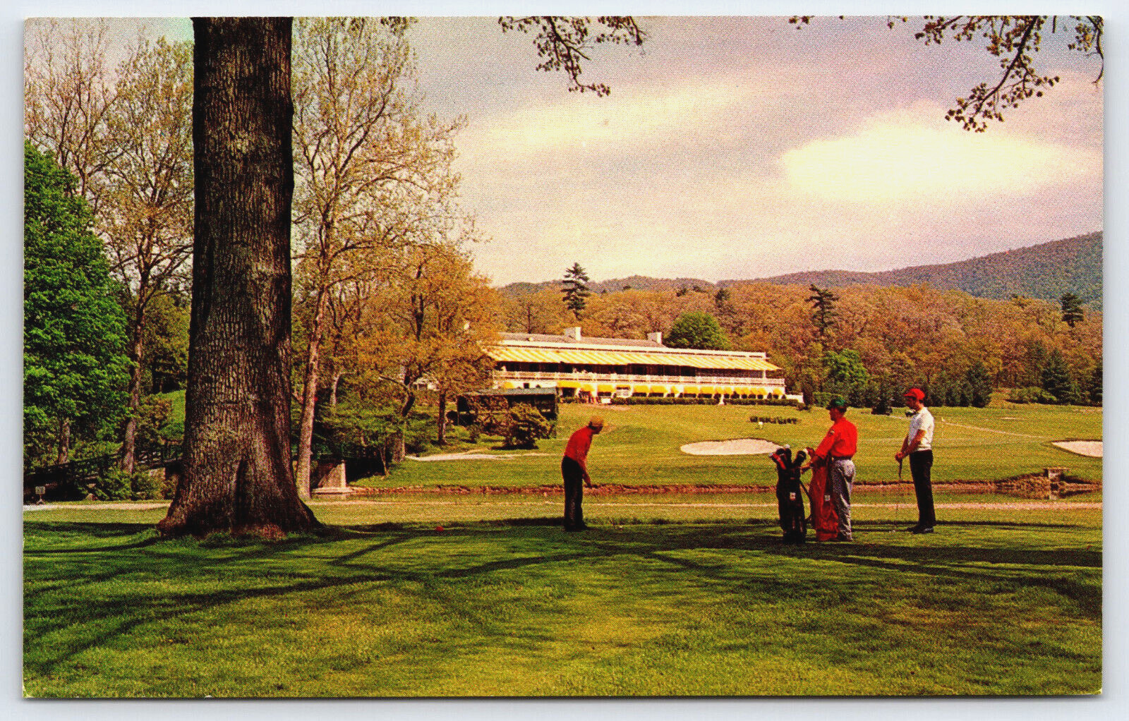 Postcard The Greenbrier Golf And Tennis Club White Sulphur Springs West Virginia