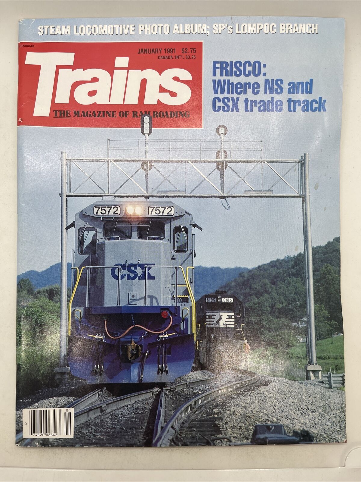 Trains Magazine Of Railroading January 1991 