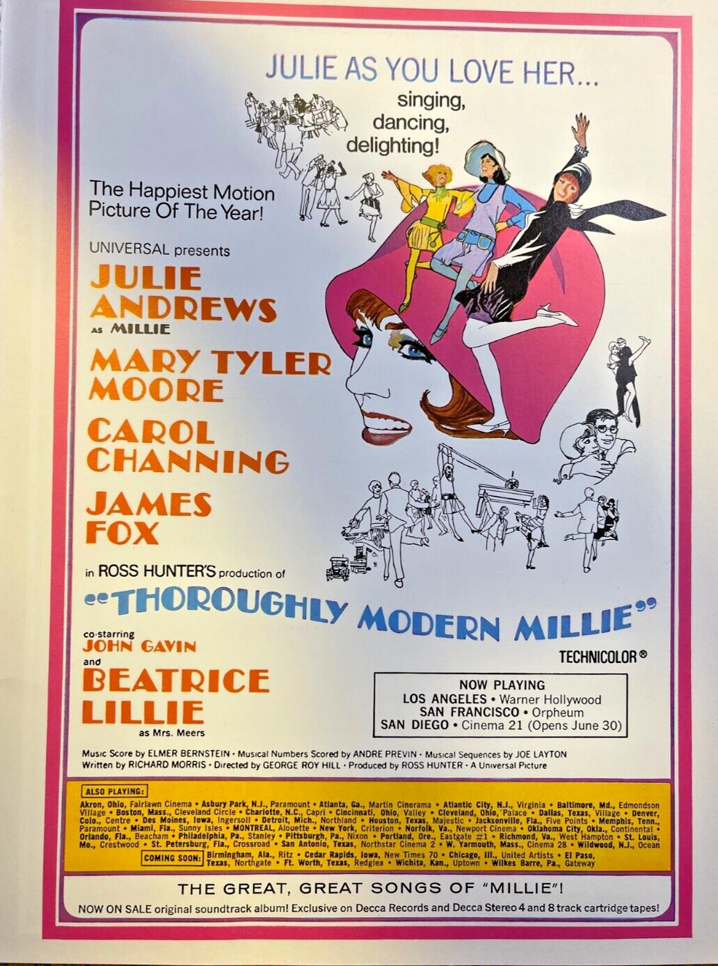 1967 Vintage Magazine Advertisement Thourougly Moddern Millie
