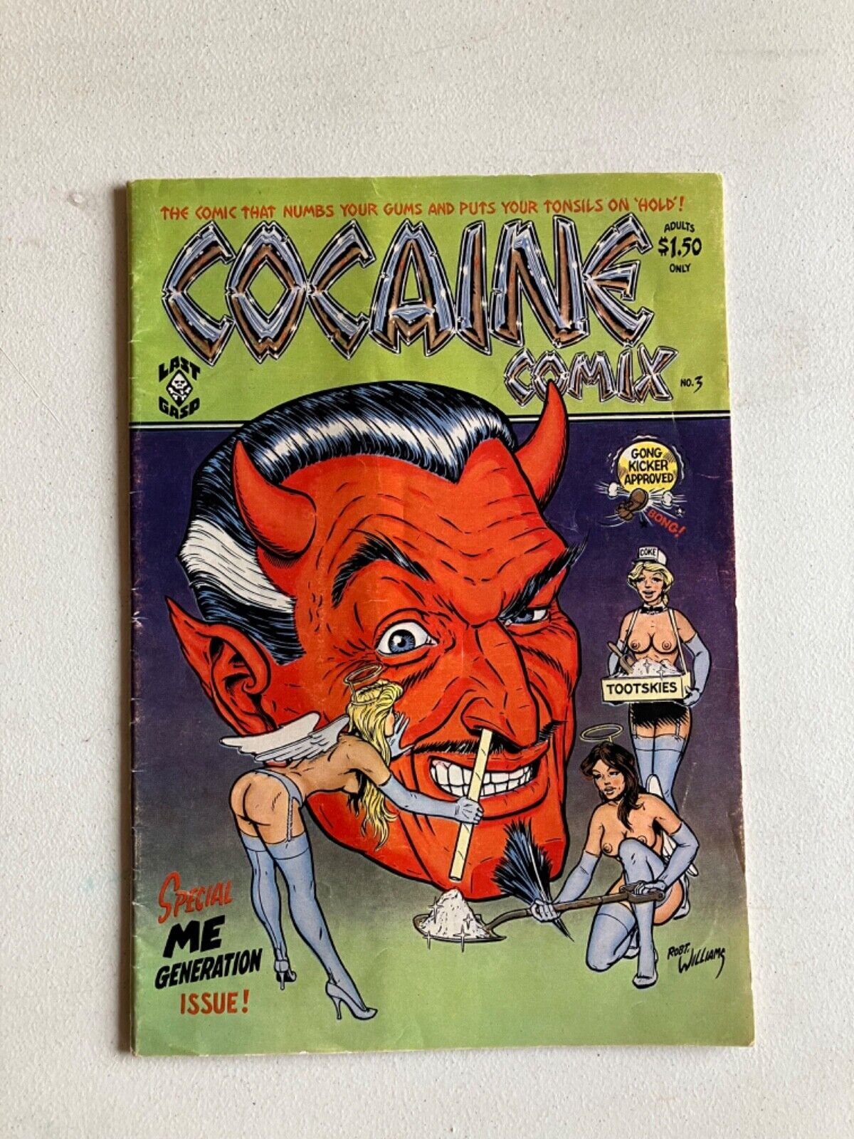 Cocaine Comix #3 CGC 8.0 Rare High Grade Classic Devil Cover Last Gasp Comics
