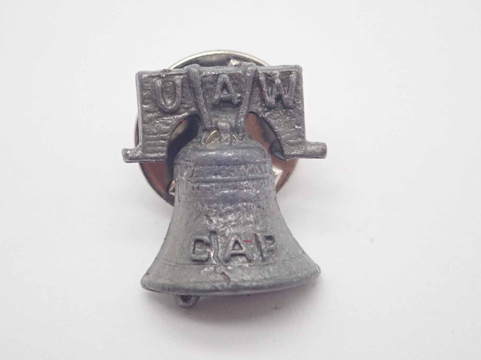UAW CAP Liberty Bell Vintage Lapel Pin
