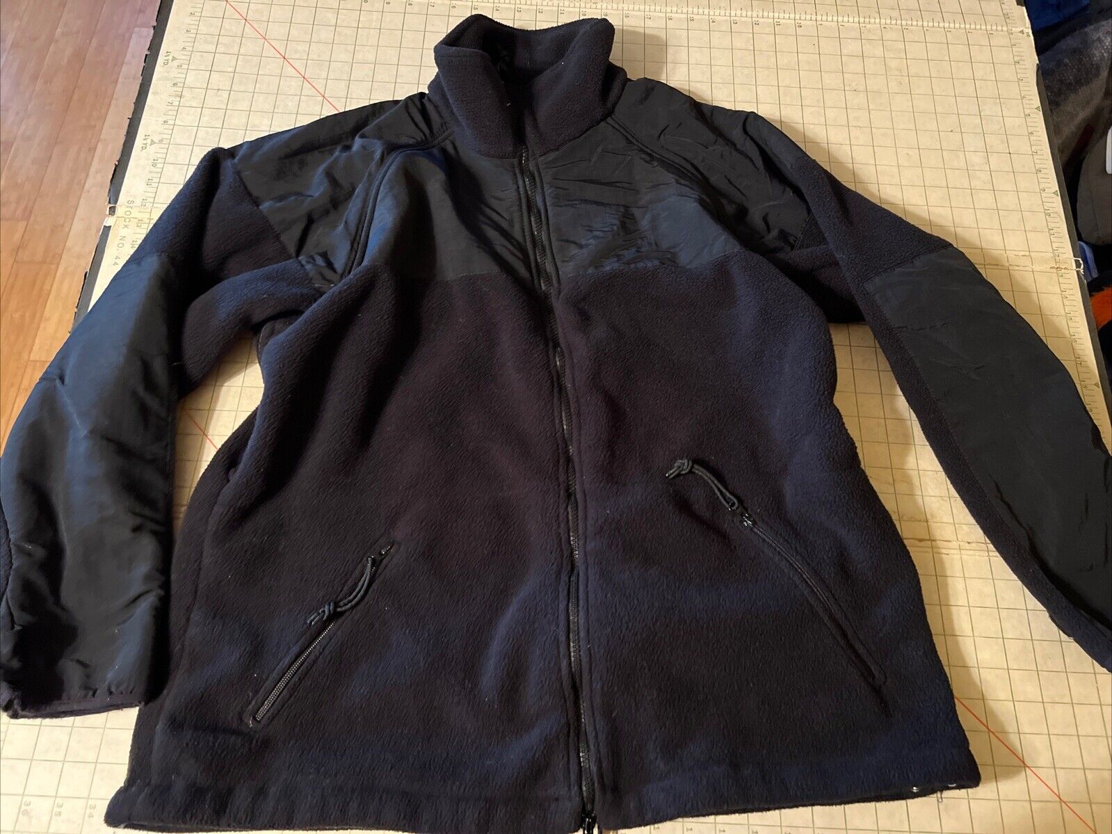 USGI Cold Weather Shirt Black Fleece Jacket NSN 8415-01-461-8341 Size LARGE