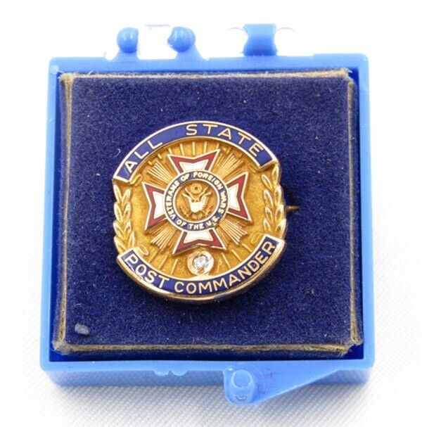 VFW - All State Post Commander - 10K pin