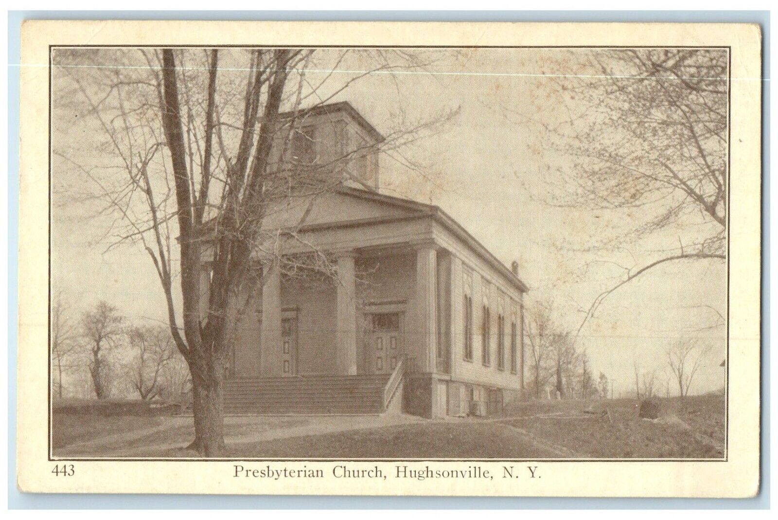 c1910\'s Presbyterian Church Exterior Building Hughsonville New York NY Postcard